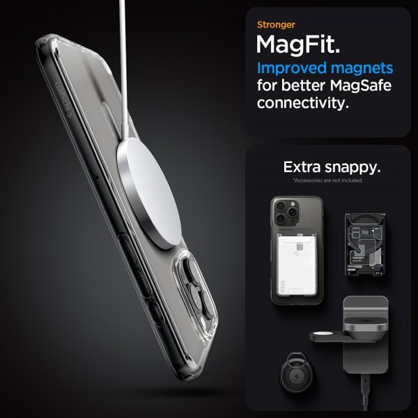 Spigen iPhone 16 Pro Max Kuori Ultra Hybrid MagFit Valkoinen