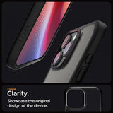 Spigen iPhone 16 Pro Max -suojakuori, Ultra Hybrid, mattamusta