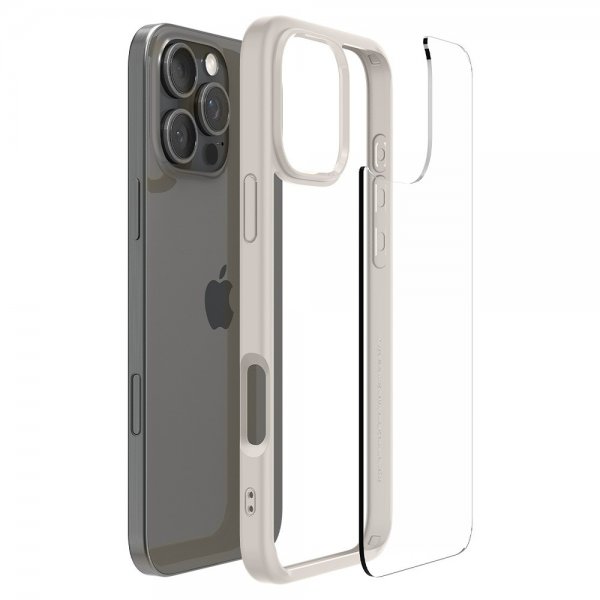 Spigen iPhone 16 Pro Max Kuori Ultra Hybrid Natural Titanium