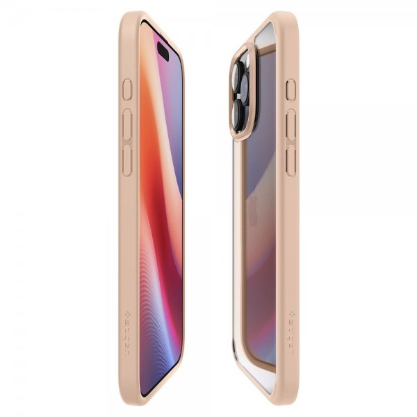Spigen iPhone 16 Pro Max -suojakuori Ultra Hybrid Rose Titanium