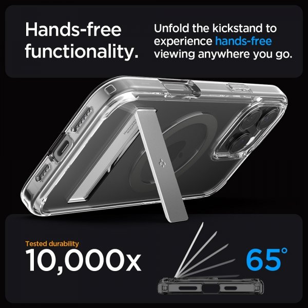 Spigen iPhone 16 Pro Max -suojakuori Ultra Hybrid S MagFit Graphite