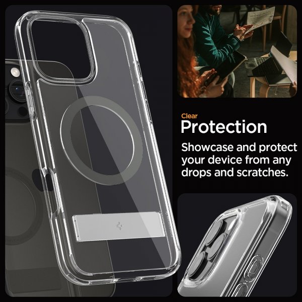 Spigen iPhone 16 Pro Max -suojakuori Ultra Hybrid S MagFit Graphite