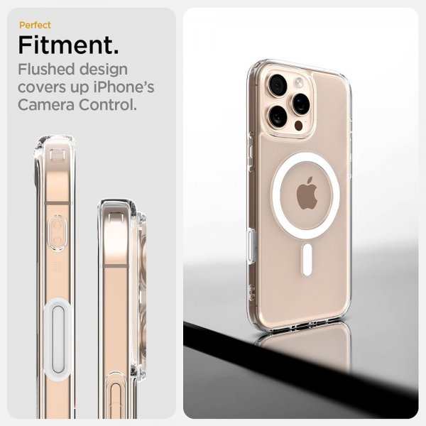 Spigen iPhone 16 Pro Max Kuori Ultra Hybrid T MagFit Clear White