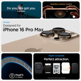 Spigen iPhone 16 Pro Max -suojakuori Ultra Hybrid T MagFit Frost Rose Titanium