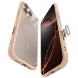 Spigen iPhone 16 Pro Max -suojakuori Ultra Hybrid T MagFit Frost Rose Titanium