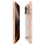 Spigen iPhone 16 Pro Max -suojakuori Ultra Hybrid T MagFit Frost Rose Titanium