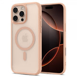 Spigen iPhone 16 Pro Max -suojakuori Ultra Hybrid T MagFit Frost Rose Titanium