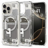 Spigen iPhone 16 Pro Max -suojakuori Ultra Hybrid Zero One MagFit Natural Titanium