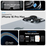Spigen iPhone 16 Pro Max -suojakuori Ultra Hybrid Zero One MagFit, musta