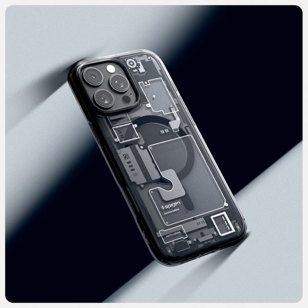 Spigen iPhone 16 Pro Max -suojakuori Ultra Hybrid Zero One MagFit, musta