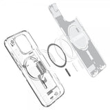 Spigen iPhone 16 Pro Max -suojakuori Ultra Hybrid Zero One MagFit, valkoinen