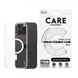 CARE by PanzerGlass iPhone 16 Pro Max -suojakuori Urban Combat MagSafe, valkoinen