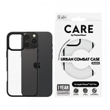 CARE by PanzerGlass iPhone 16 Pro Max Urban Combat -kuori, musta