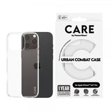 CARE by PanzerGlass iPhone 16 Pro Max -suojakuori Urban Combat Läpinäkyvä
