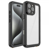 Redpepper iPhone 16 Pro Max Kuori Vedenkestävä IP68 Musta