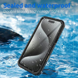 Redpepper iPhone 16 Pro Max Kuori Vedenkestävä IP68 Musta