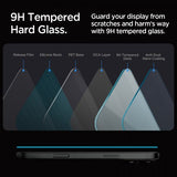 Spigen iPhone 16 Pro Max/iPhone 17 Pro Max Näytönsuoja GLAS.tR EZ Fit 2-pakkaus