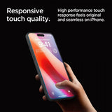 Spigen iPhone 16 Pro Max/iPhone 17 Pro Max Näytönsuoja GLAS.tR EZ Fit 2-pakkaus