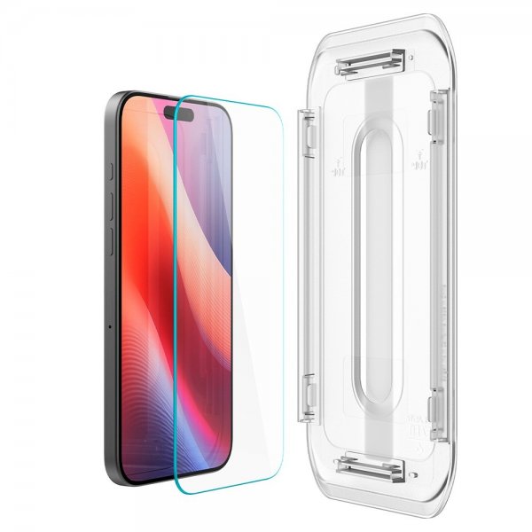 Spigen iPhone 16 Pro Max/iPhone 17 Pro Max Näytönsuoja GLAS.tR EZ Fit 2-pakkaus