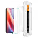 Spigen iPhone 16 Pro Max/iPhone 17 Pro Max Näytönsuoja GLAS.tR EZ Fit 2-pakkaus
