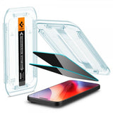Spigen iPhone 16 Pro Max/iPhone 17 Pro Max Näytönsuoja GLAS.tR EZ Fit Privacy 2-pakkaus