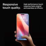 Spigen iPhone 16 Pro Max/iPhone 17 Pro Max Näytönsuoja GLAS.tR EZ Fit Privacy 2-pakkaus
