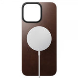 Nomad iPhone 16 Pro Max Skin, magneettinen nahkakuori, Rustic Brown