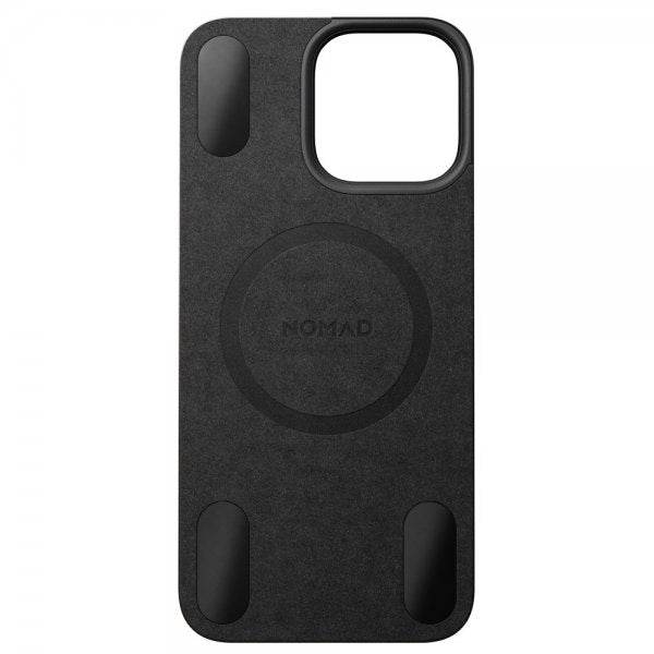 Nomad iPhone 16 Pro Max Skin Magnetic Leather Back musta
