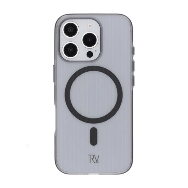 Rvelon iPhone 16 Pro Kuori, aallotettu, MagSafe, musta