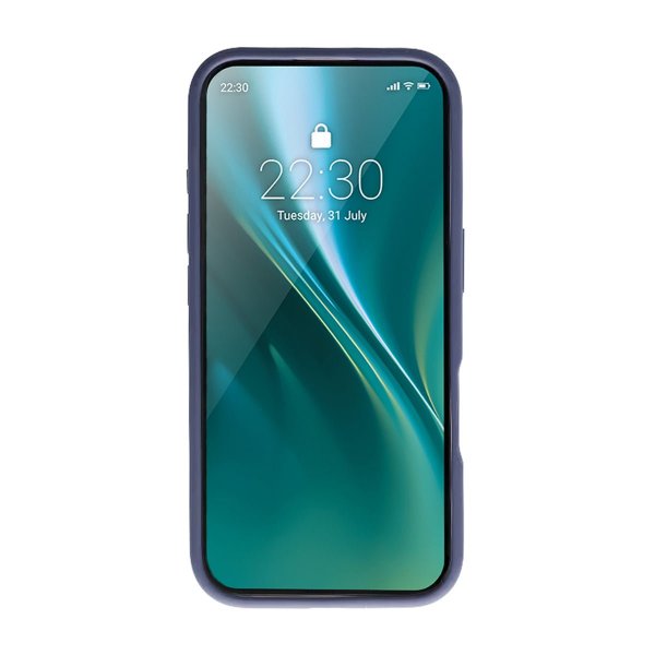 iPhone 16 Pro Kuori Silikoni Sininen