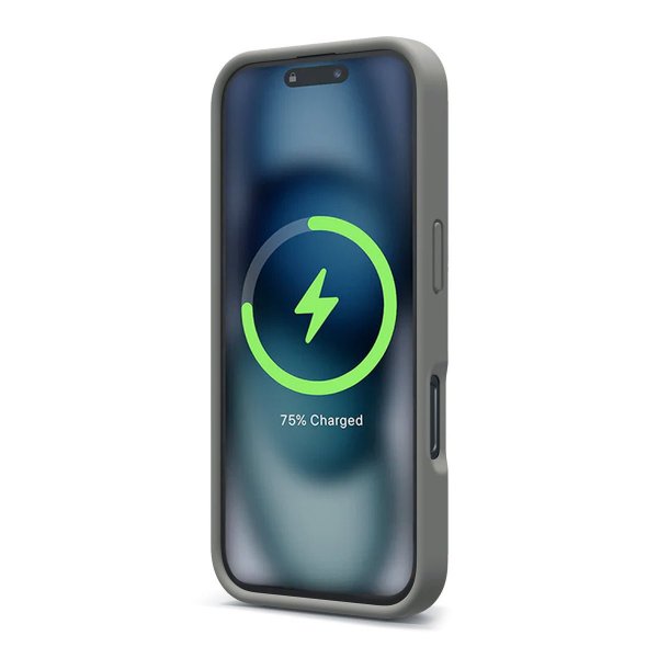 Rvelon iPhone 16 Pro Kuori Silikoni MagSafe Harmaa