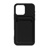 iPhone 16 Pro Kuori Korttipidike Musta