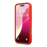 Rvelon iPhone 16 Pro Kuori Silikoni Punainen