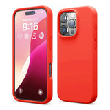 Rvelon iPhone 16 Pro Kuori Silikoni Punainen