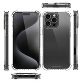 iPhone 16 Pro Kuori Iskunkestävä Läpinäkyvä