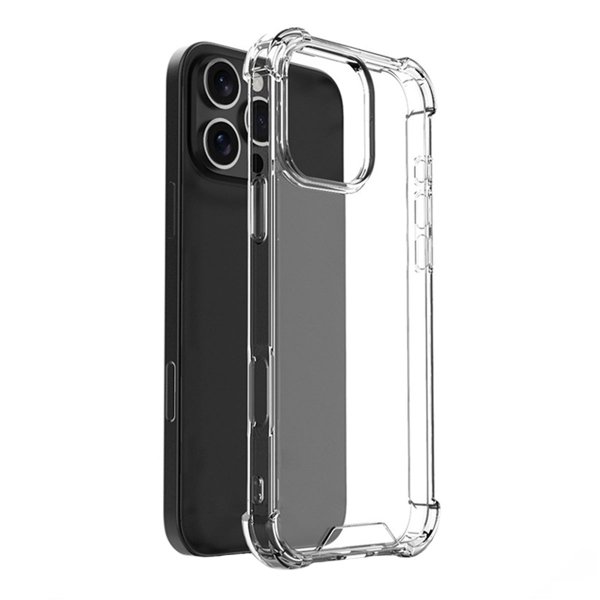 iPhone 16 Pro Kuori Iskunkestävä Läpinäkyvä