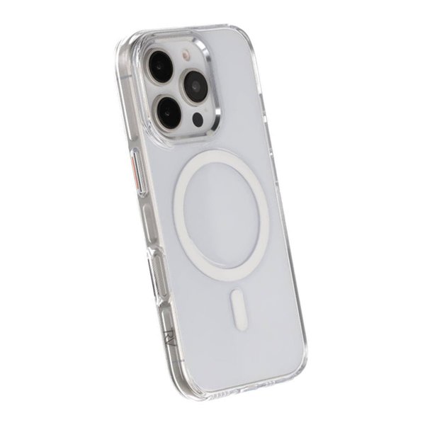 Rvelon iPhone 16 Pro Kuori Kamerasuoja MagSafe Läpinäkyvä