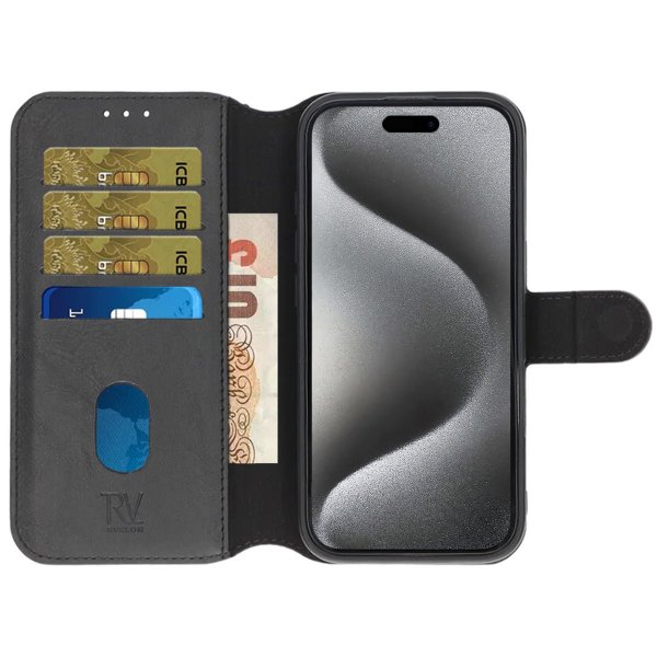 Rvelon iPhone 16 Pro -magneettinen irrotettava suojakuori, musta