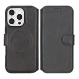 Rvelon iPhone 16 Pro Kotelo 4 Korttipaikkaa MagSafe Musta