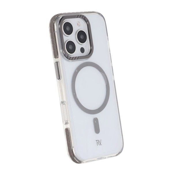 Rvelon iPhone 16 Pro Kuori TPU MagSafe Harmaa