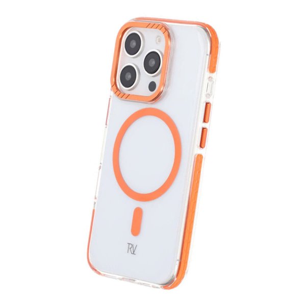 Rvelon iPhone 16 Pro Kuori TPU MagSafe Oranssi