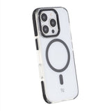 Rvelon iPhone 16 Pro -kuori TPU MagSafe, musta/läpinäkyvä