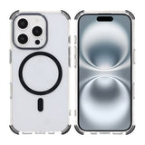 Rvelon iPhone 16 Pro Kuori Iskunkästävä MagSafe Musta