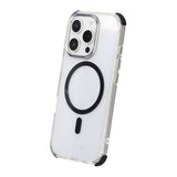 Rvelon iPhone 16 Pro Kuori Iskunkästävä MagSafe Musta