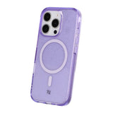 Rvelon iPhone 16 Pro Kuori Glitter MagSafe Violetti