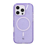 Rvelon iPhone 16 Pro Kuori Glitter MagSafe Violetti