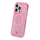 Rvelon iPhone 16 Pro Kuori Glitter MagSafe Ruusu