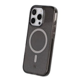 Rvelon iPhone 16 Pro Kuori Glitter MagSafe Musta