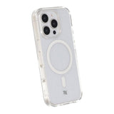 Rvelon iPhone 16 Pro Kuori Glitter MagSafe Valkoinen