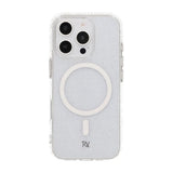 Rvelon iPhone 16 Pro Kuori Glitter MagSafe Valkoinen